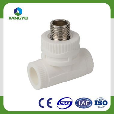 Hot & Cold Water System PPR Pipes & Fittings PPR Male Thread Tee & Plastic Tee